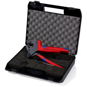 Herramienta de crimpado Knipex 97 43 200 para terminales de cable con matrices intercambiables - Product Image 1