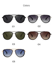 2025 nouveau rétro 1.1 lunettes de soleil polarisées mode hommes Double faisceau extérieur conduite <span class=keywords><strong>crapaud</strong></span> lunettes de soleil - Product Image 6