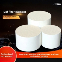 Élément filtrant en céramique alvéolée Cordierite DPF, ajustement universel, garantie 1 an pour le traitement des gaz d'échappement diesel Euro V Euro VI