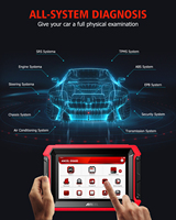 ANCEL DS600 Scanner OBD2 complet avec codage ECU, 34 fonctions de réinitialisation supplémentaires, mise à jour gratuite à vie pour toutes les voitures