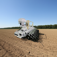 Machine de labour et de semis à haut rendement en une seule opération, herse rotative combinée avec semoir à boîte de vitesses pour blé et riz, haute productivité