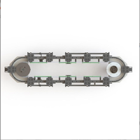Guides linéaires CNC automatiques Rail de guidage incurvé HCR12A1UU + 60/100R