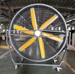 Ventilateur de circulation industriel de grand diamètre 2m (6,5 pieds) – Système de refroidissement portable robuste et haute efficacité pour terrain de basketball - Product Image 1