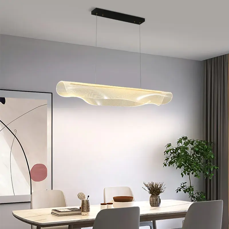 Novo lustre estilo nórdico, moderno, luminária regulável, pode ser usado para cozinha doméstica