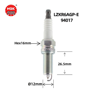หัวเทียนแพลตตินัม NGK รุ่น LZKR6AGP-E 94017 18846-10060 สำหรับรถยนต์ฮุนได/เกีย ราคาโรงงาน - Product Image 2