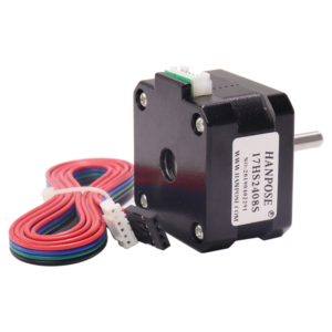 Hanpose 1.8องศา NEMA 17สเต็ปเปอร์มอเตอร์2เฟส<span class=keywords><strong>17HS2408S</strong></span>-DBX 0.6A 12N ซม. เครื่องพิมพ์3D เชิงเส้นขนาดเล็ก4 Leads 42มอเตอร์12V - Product Image 6