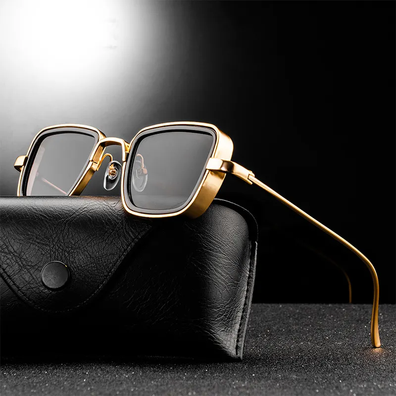 DOISYER Fashion custom designer eyeglass newest man and women metal square steampunk sunglasses 2022