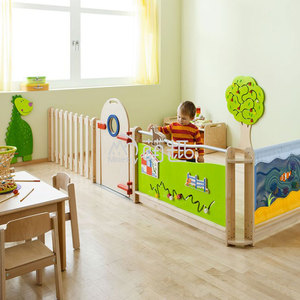 Panneaux de séparation de salle de classe en bois moderne Moetry pour l'école Montessori Maternelle Garderie Enfants - Product Image 3