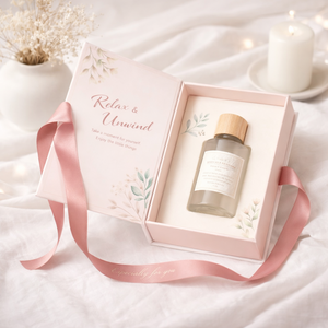 Boîte cadeau magnétique en carton recyclable écologique avec logo personnalisé pour parfum et <span class=keywords><strong>huile</strong></span> essentielle, avec séparateur en papier - Product Image 2