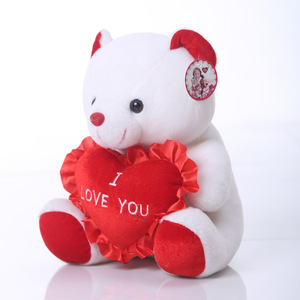 Nhồi bông đồ chơi sang Trọng Quà Tặng Ngày Valentine 25cm trắng nâu Ngày Valentine Gấu bông động vật <span class=keywords><strong>2</strong></span> màu - Product Image 5