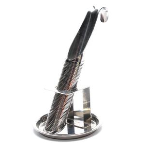 Infusore per bustina di tè 304 acciaio inossidabile a forma di tubo sfuso tubo da tè filtro a maglia a base di erbe diffusore filtrante - Product Image 6