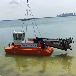 Bateau de nettoyage d'algues aquatiques pour lacs et rivières, coque en acier, moteur diesel, capacité de charge de 8 tonnes, bateau de croisière <span class=keywords><strong>à</strong></span> vendre - Product Image 3