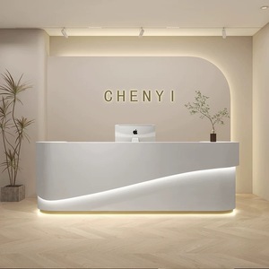 Front Desk in marmo modello azienda cassiere Front Desk Reception consultazione di benvenuto <span class=keywords><strong>bancone</strong></span> <span class=keywords><strong>Bar</strong></span> personalizzazione - Product Image 3