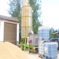 Machine de séchage de céréales mobile, pour riz et soja