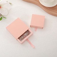 Bijoux emballage cadeau coloré 3d personnalisé Transparent flottant cadre affichage anneau de stockage boîte de suspension