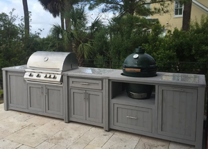 เตาย่างบาร์บีคิวแบบใช้แก๊สสแตนเลส5หัวเตาสำหรับใช้ในครัวกลางแจ้ง - Product Image 2