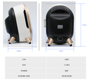Analyse professionnelle de la peau du visage par miroir numérique 3D AI, détection des rides et analyse des cheveux, écran tactile LED de 15 pouces - Product Image 5
