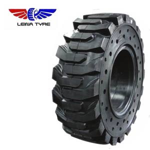 Chine pneu skid steer de haute qualité 10-16.5 12-16.5 pneus pleins standard ue <span class=keywords><strong>LEINA</strong></span> - Product Image 1