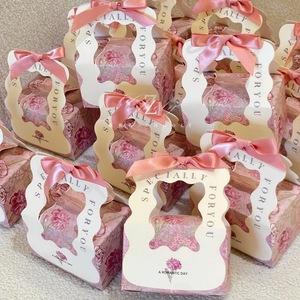 Caja de Dulces para Boda 2026, Elegante Estilo Ins con Asa de Cinta, Perfecta para Regalos de San Valentín y Fiestas - Product Image 2