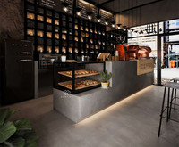 Comptoir de bar moderne personnalisé 2025 pour usage domestique, commercial et hôtelier - Mobilier commercial en surface solide Corian