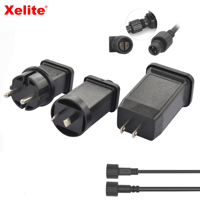 Rainproof IP44 Outdoor Power Supply Dc Adapter Waterproof 12V 2A 1A 3W-24W Led Driver for Christmas String Lights Spot Light