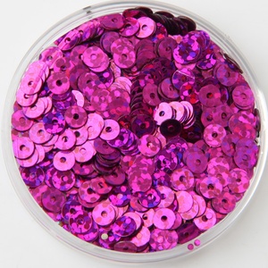 Wholesales 3-10mm Medium Hole PVC Laser <b>Sequin</b> Flat Sheet for Handmade DIY Jewelry & Garment Accessories Hand Sewing Sheet - Product Image 3