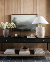 Table console de dossier de canapé à 3 tiroirs en bois massif de haute qualité, style antique et contemporain, avec étagère, pour la maison et l'hôtel