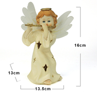 Artisanat en résine personnalisé décoration de la maison Art fait à la main mignon belle figurines d'ange bas prix cadeau de noël personnalisé figure anime figure