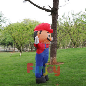 หมวกสีแดงแบบสูบลมเครื่องแต่งกายคอสเพลย์สำหรับผู้ใหญ่เด็กผู้หญิงเทศกาลฮาโลวีนปาร์ตี้คริสต์มาส - Product Image 6