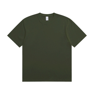 Camiseta Básica de Algodón OEM ODM, Manga Corta, Cuello Redondo, Corte Regular, Informal para Hombre, Jersey Liso, Color Sólido, Personalizable - Product Image 1