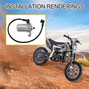 GOOFIT 9T Démarreur électrique de remplacement pour YAMAHA TDR125 <span class=keywords><strong>DT125</strong></span> <span class=keywords><strong>R</strong></span> DT125X OEM 3MB-81800-02 Pièces détachées pour motos - Product Image 6