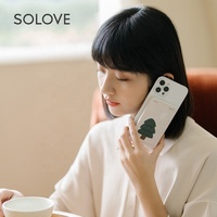 Banque d'alimentation portable sans fil magnétique ultra-mince Solove W9, nouvelle, 5000 mAh, charge rapide