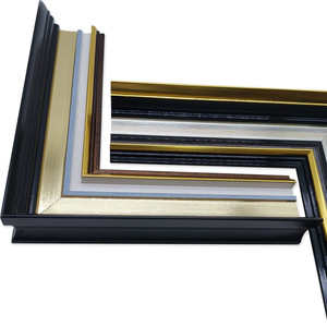 Ps Photo <b>Frame</b> Strips 5638 Silver Border European Style Moldings Durable Picture <b>Frame</b> <b>Mounting</b> Strips - Product Image 1