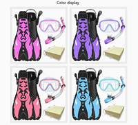 Ensemble de plongée trois pièces anti-buée toutes saisons pour enfants : masque de plongée, tube respiratoire et masque de snorkeling