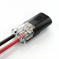 Conector de Cable Eléctrico de Empalme Rápido en Forma de H de 2 Pines 22-18 AWG, Conectores de Cable de Iluminación LED D2 Sin Pelar