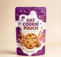 Sachet Doypack Personnalisé Imprimé avec Fermeture Zip Refermable Qualité Alimentaire BOPP VMPET PE Impression Numérique pour