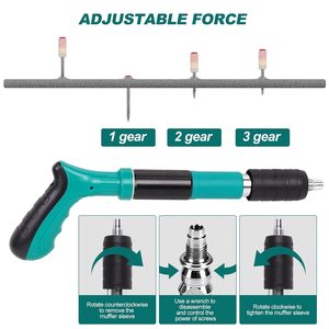 Kit de pistolet à clous pour béton Ananke Tools Mini, industriel, DIY, 5 vitesses réglables, acier allié, outil manuel, fixation murale - Product Image 2