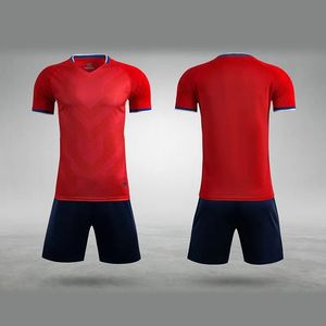 Maillot de football personnalisé de qualité supérieure, imprimé par transfert thermique, 100 % polyester, col ras du cou, manches courtes, respirant, séchage rapide, antibactérien - Product Image 4