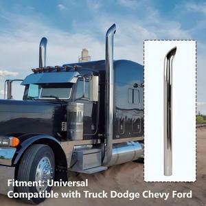 ท่อไอเสียรถบรรทุก ODM ขนาด 5 นิ้ว 6 นิ้ว ชุบโครเมียมขัดเงา สำหรับรถบรรทุกหนัก - Product Image 5