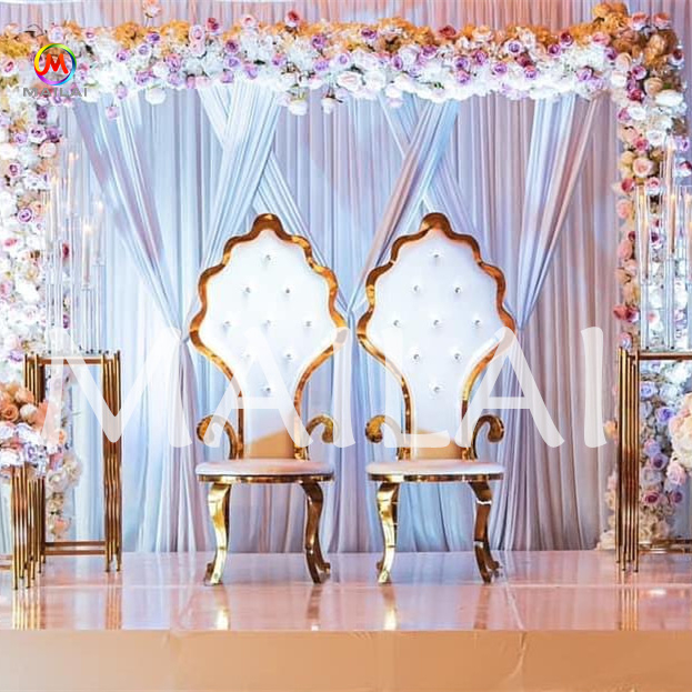 Elegant Wedding Stage Decoration Chairs Luxury Comfort