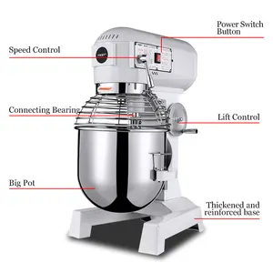 FEST-Mezclador de harina de alta eficiencia, máquina de rotura de huevos 30 qt, mezclador agitador automático, precio de la máquina