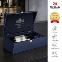 Boîte cadeau de luxe en velours pour bijoux, bordeaux, en carton rigide souple, avec étui d'ouverture artisanal