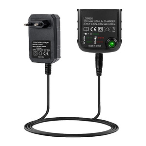 Caricabatterie per <span class=keywords><strong>Black</strong></span> & <span class=keywords><strong>Decker</strong></span> LCS1620 12V-18V, Batterie al Litio per Utensili Elettrici, ABS 30W con Protezione da Sovraccarico - Product Image 6