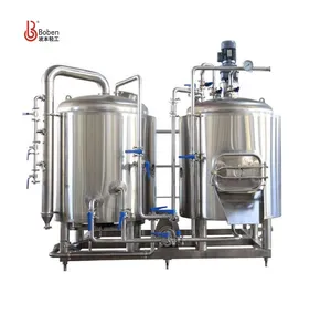 200L- 2000L Stainless Steel Brewing System mash lauter tun boil tank whirlpool tank Made in China