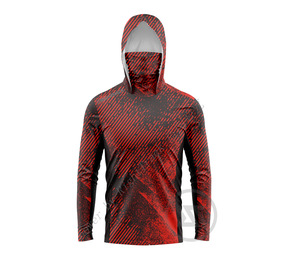 Chemises de pêche imperméables coupe-vent pour hommes avec capuche Protection <span class=keywords><strong>UV</strong></span> Vêtements respirants pour la randonnée et le camping en plein air Plus Size-5XL - Product Image 6