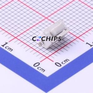 TS-1001T-AC05026 Tactile Switch SMD,6x3.5mm Switch Single Pole Single Throw Rectangle Button 2.6N Vertical Mount - Product Image 1