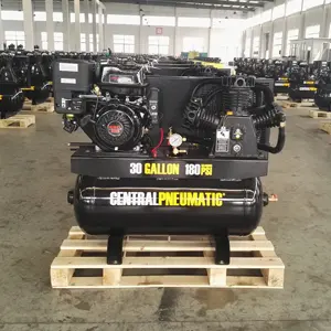 30 Gallon Gasoline Engine Driven Reciprocating Truck Bed Air Compressors