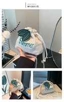 Nouveau Sac Fourre-Tout Décontracté en Paille Tressée Style Bohème Chic 2026 pour Femme – Idéal Plage et Été