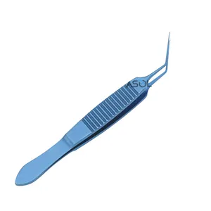 Micro surgery instruments 13.8mm long shafts straight small incision capsulorhexis forceps