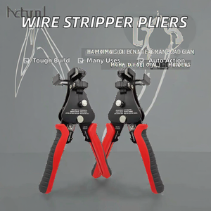Pince à dénuder multifonctionnelle en acier à haute teneur en carbone pour bricolage, pince à <span class=keywords><strong>sertir</strong></span> tubulaire, coupe-câbles automatique pour câbles optiques - Product Image 2